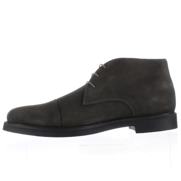 MARC JOSEPH NEW YORK Men's Genuine Leather Chukka Boot - Luxury Ankle Boot With Laser Wingtip Design